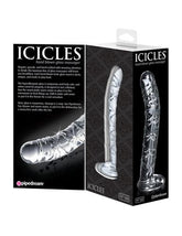 Icicles No 60 (Clear) – Elegant Glass G-Spot Massager GLASS TOYS